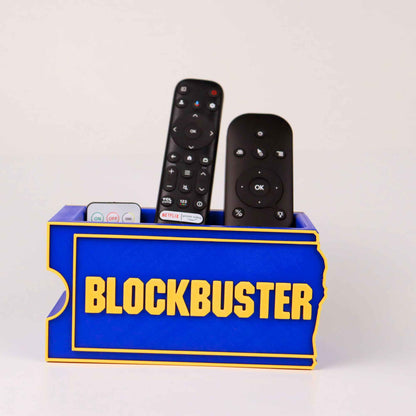 Blockbuster Inspired Remote Holder, 90s Nostalgia Gift, Retro Movie Room Decor, Home Theater Remote Organizer, Movie Night Decor