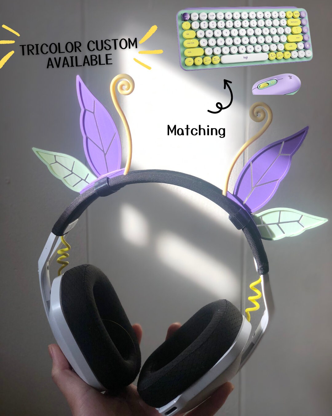Kawaii Butterfly Headset Accessory