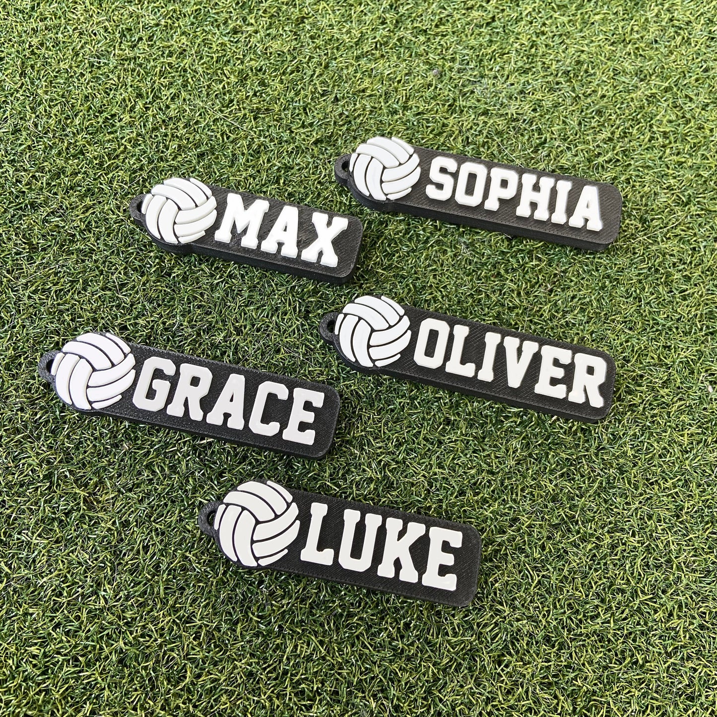 Volleyball Custom Keychain