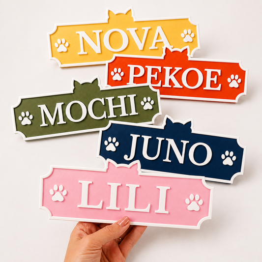 Personalized Cat Name Sign