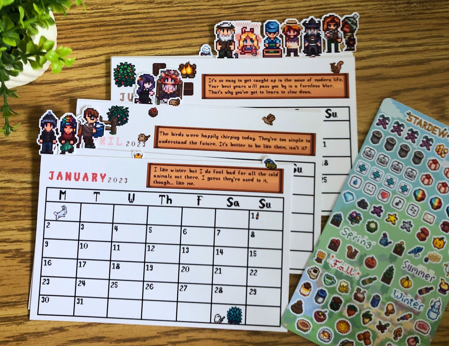 Stardew Valley Calendar