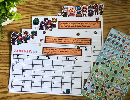 Stardew Valley Calendar
