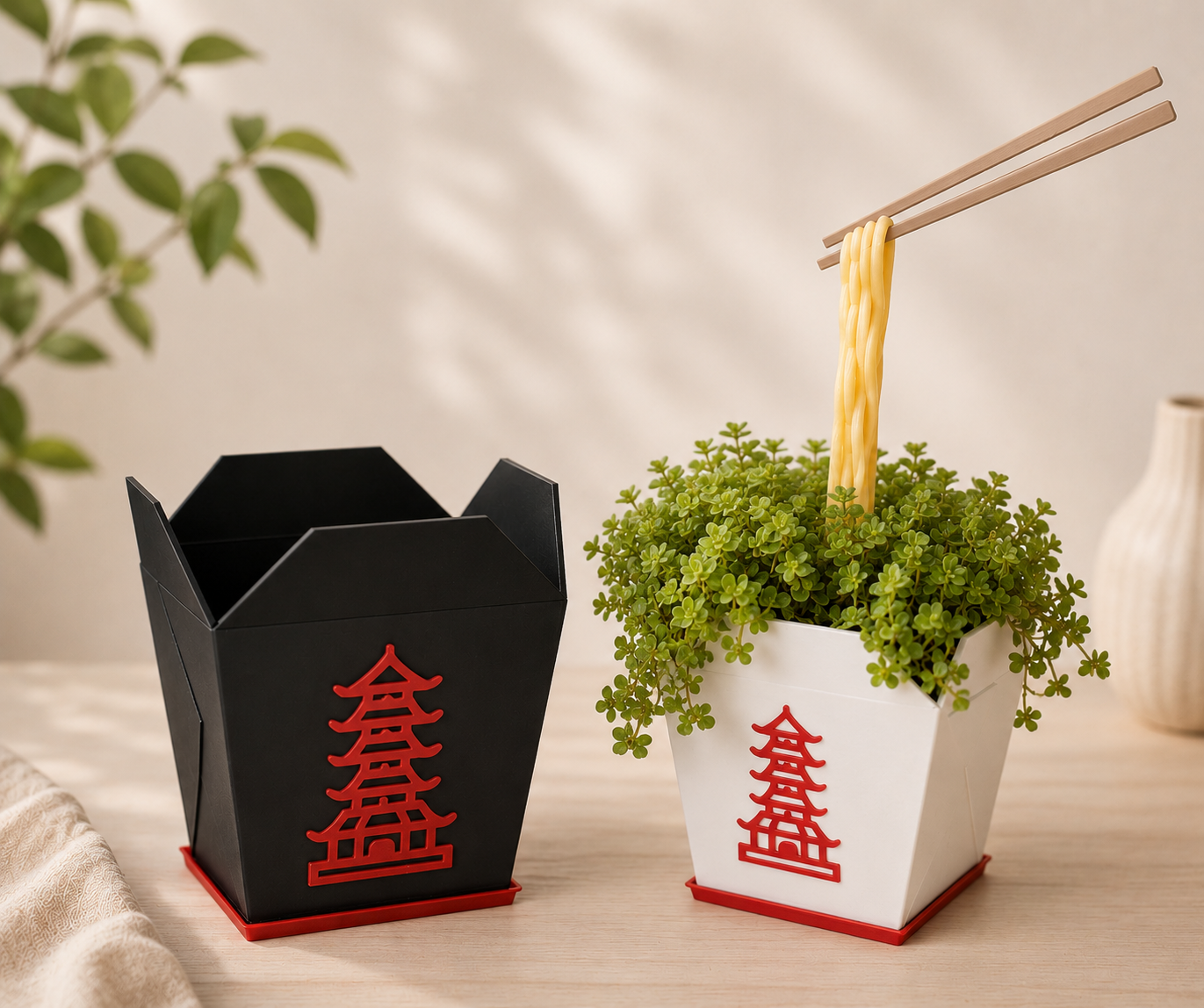Chinese Takeout Planter