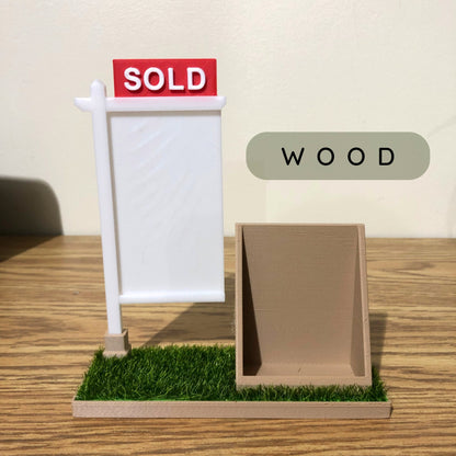 Vertical Realtor Business Card Holder