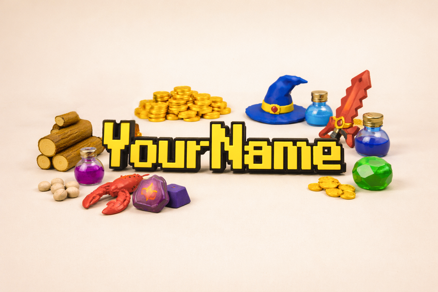 Custom Runescape OSRS Nameplate