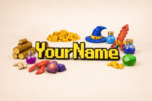 Custom Runescape OSRS Nameplate