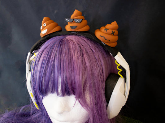 Poop Emojis Headphone Attachment