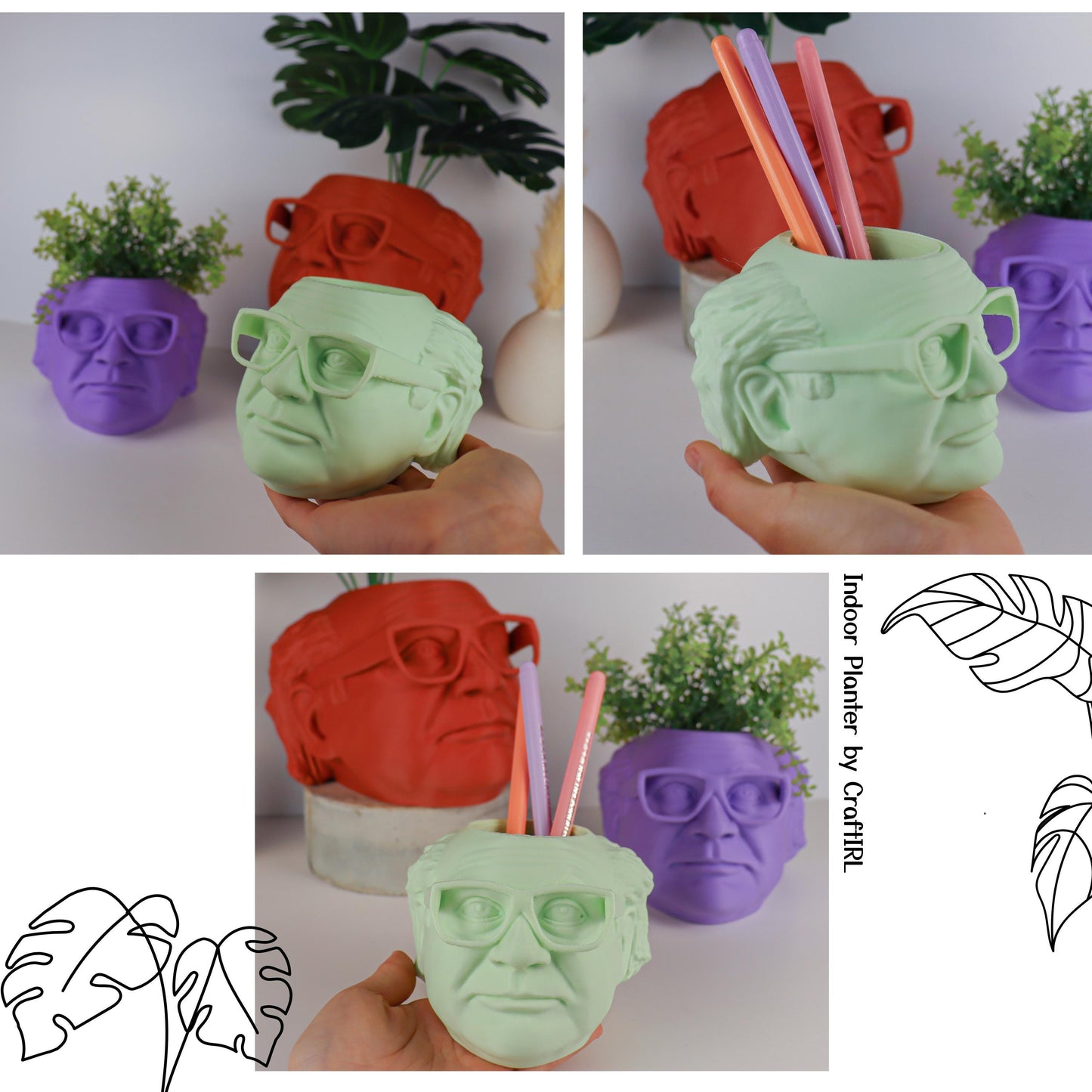 Danny Levito Head Planter/Holder