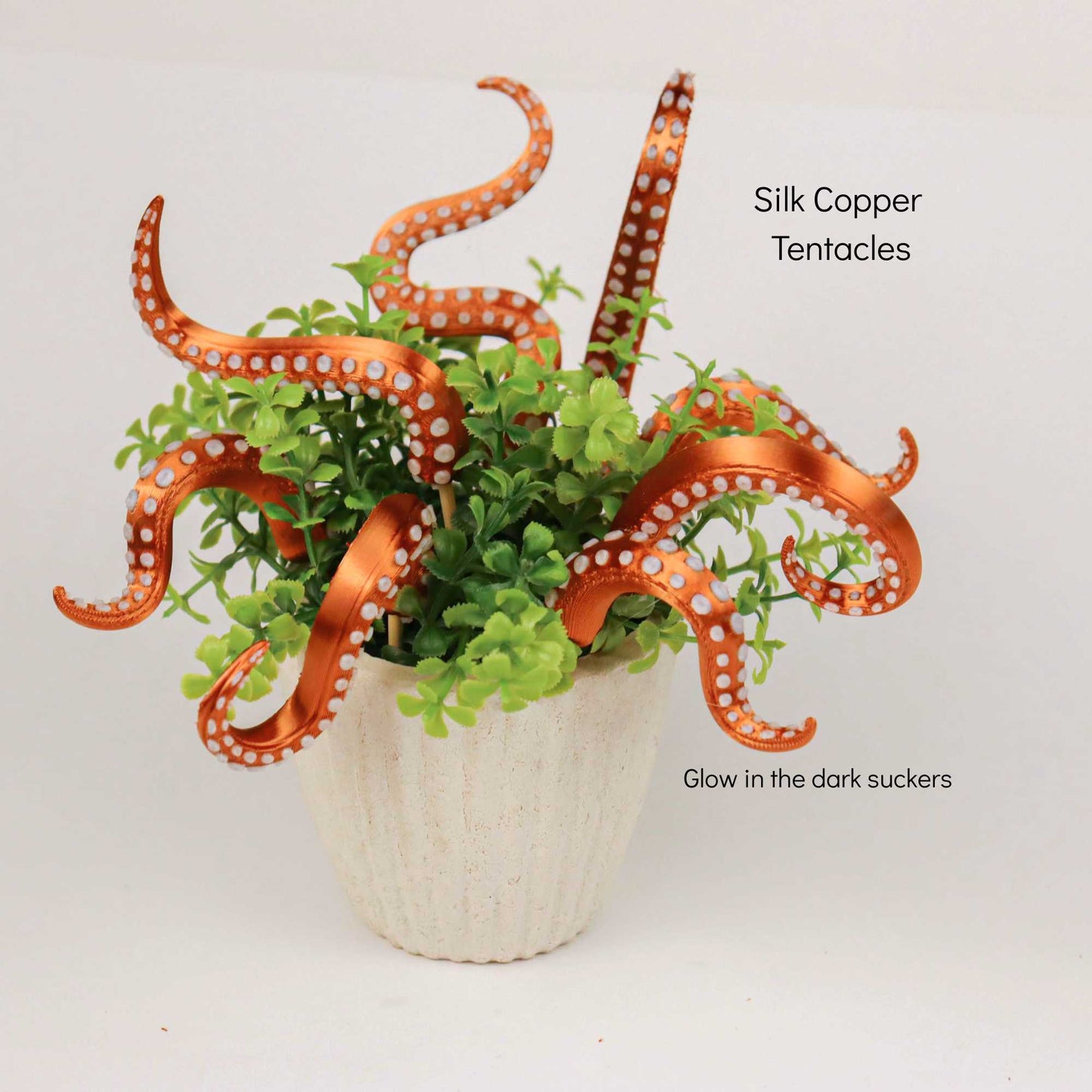 House Plant Accessories Decor - Set of 8 Sea monster Tentacles