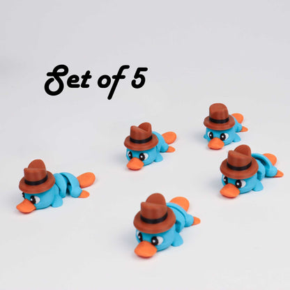 Perry the Platypus Magnet Toy with Magnetic Hat