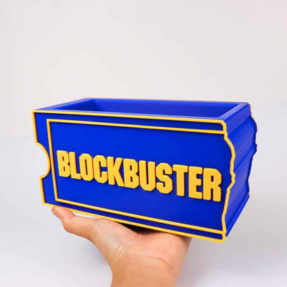 Blockbuster Inspired Remote Holder, 90s Nostalgia Gift, Retro Movie Room Decor, Home Theater Remote Organizer, Movie Night Decor