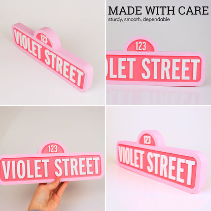 Personalized Sesame Street Style Name Sign