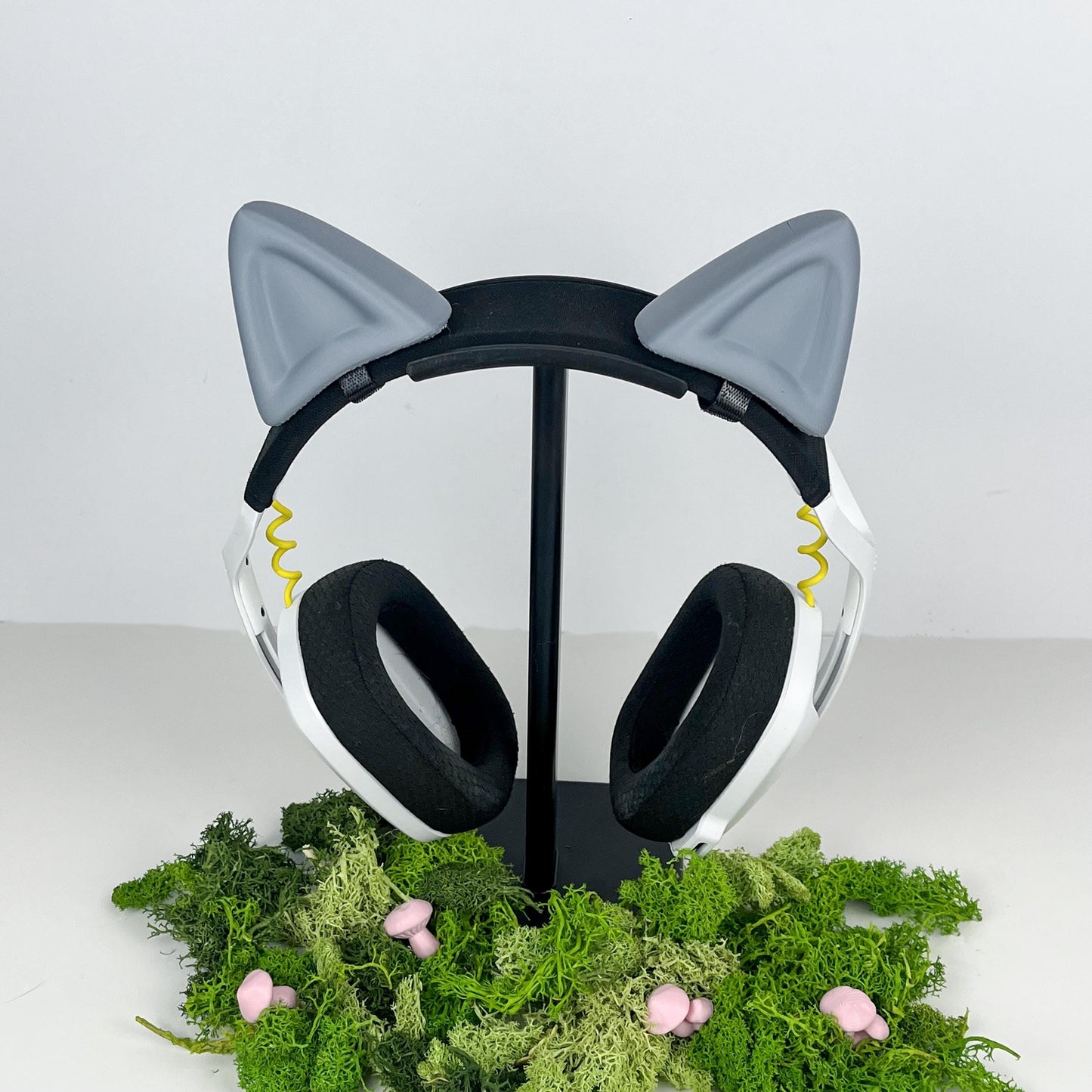 Cute Cat Ear Headphone Attachment | Cat Cosplay Ears | Gaming and Streaming Accessory