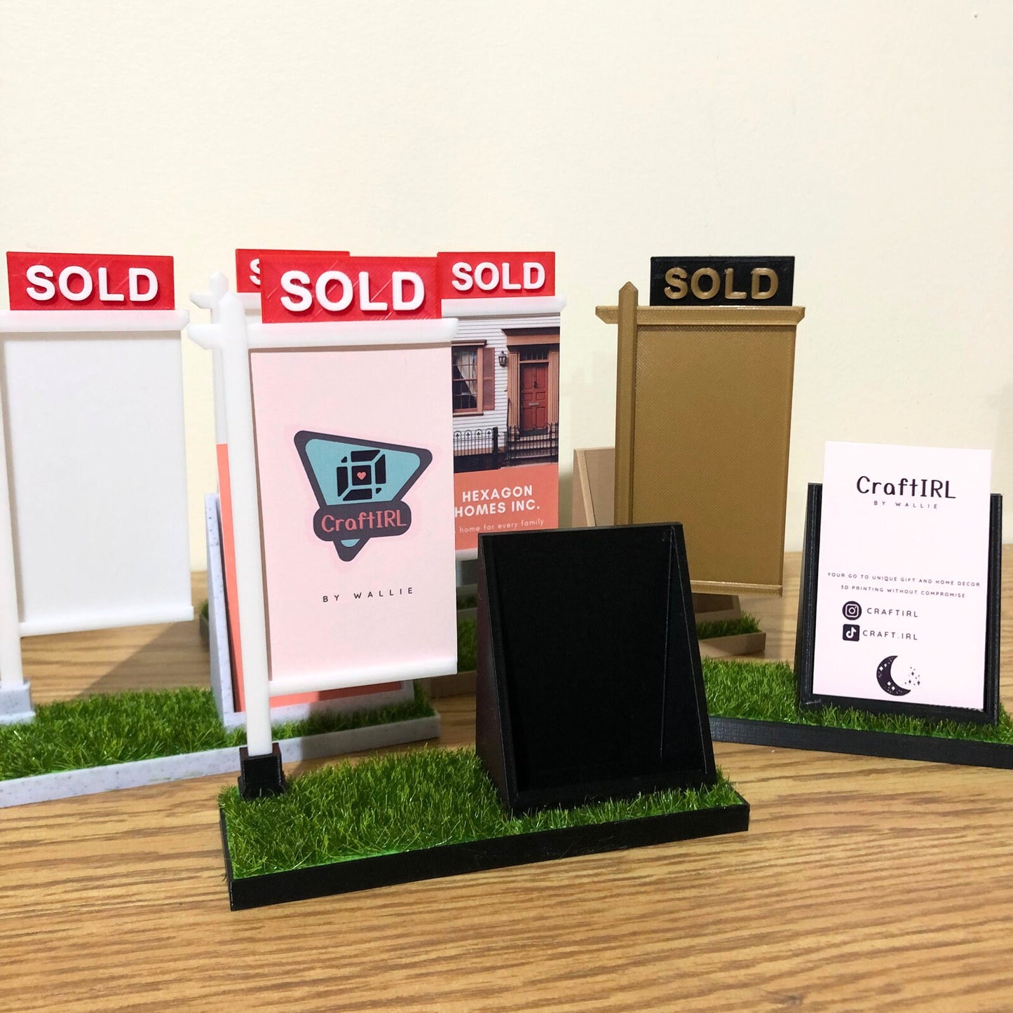 Vertical Realtor Business Card Holder