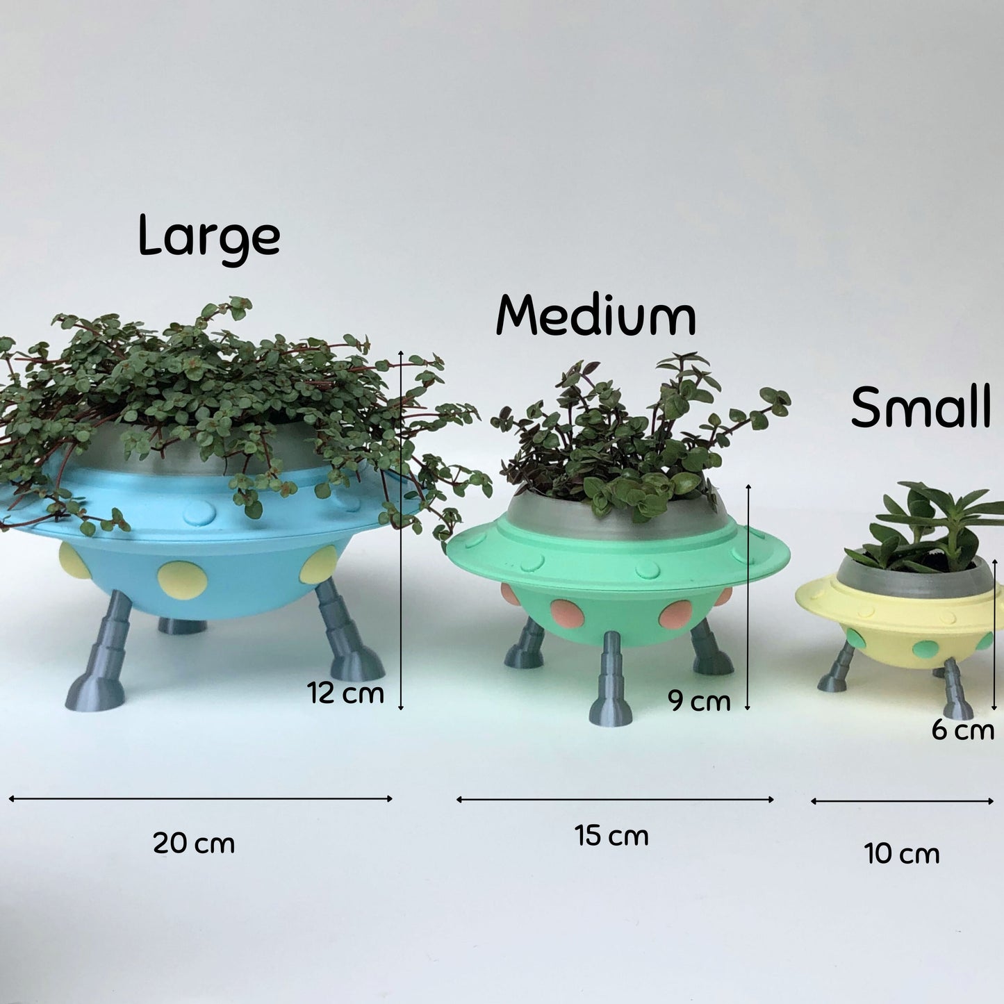 UFO Flying Saucer Hanging Planter