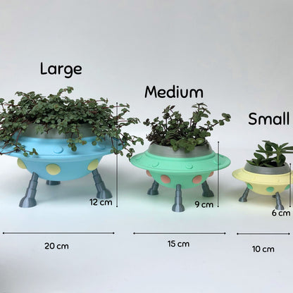 UFO Flying Saucer Hanging Planter