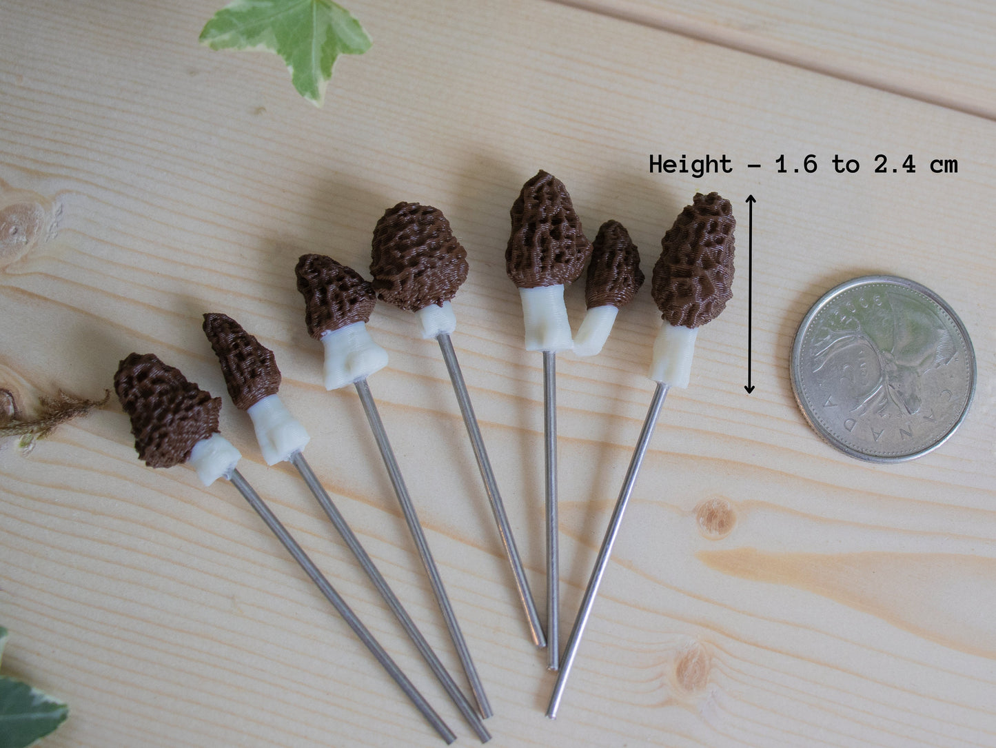 Morel Mushroom Plant Stake