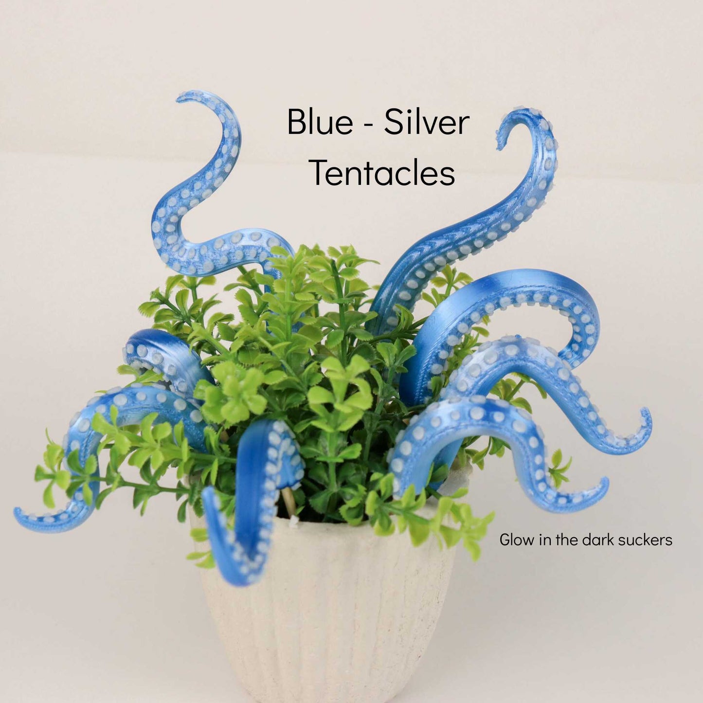 House Plant Accessories Decor - Set of 8 Sea monster Tentacles