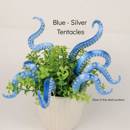 House Plant Accessories Decor - Set of 8 Sea monster Tentacles