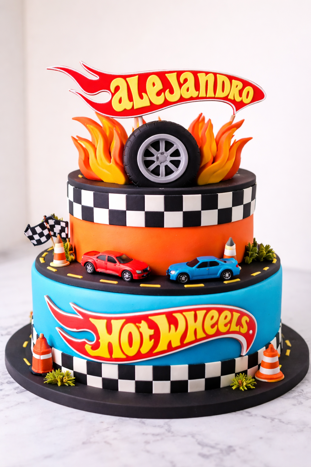 Hot Wheels Custom Nameplate | Desk Display | Door Name Sign