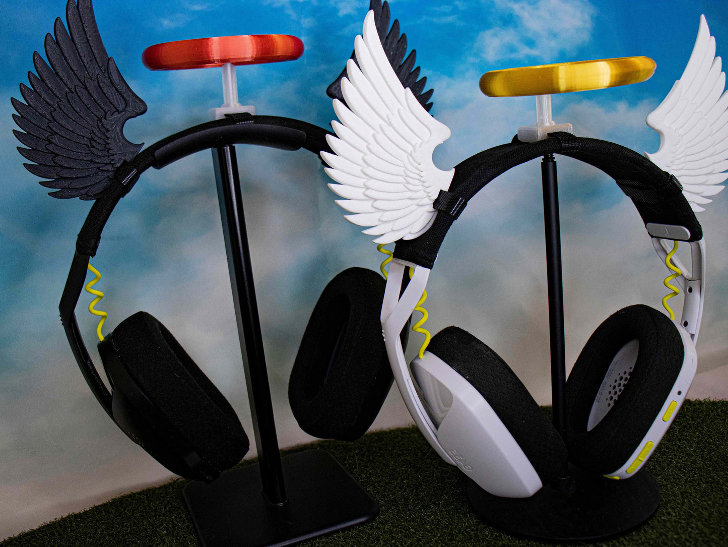 Angel Wings and Halo Headphone Attachment
