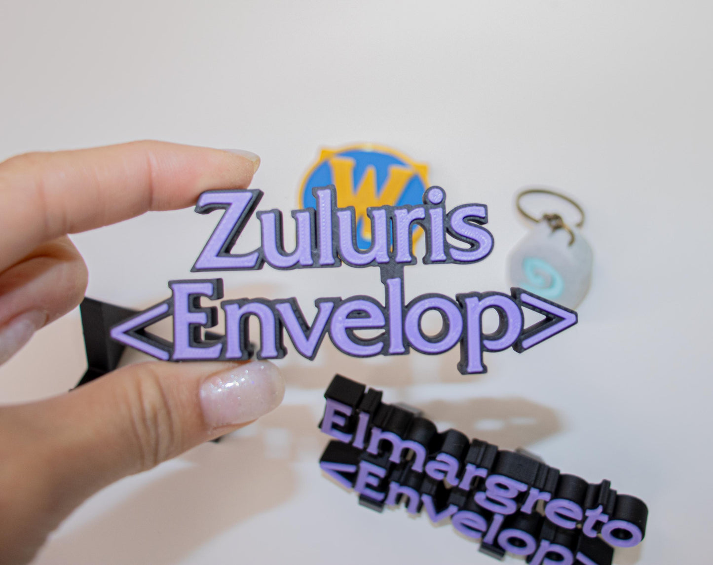 Custom World of Warcraft Small Nameplate or Ornament