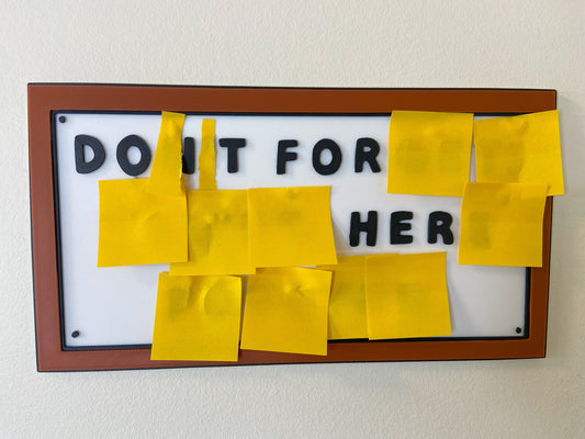 Do It For Her Sign - Simpsons inspired