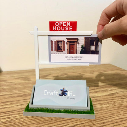 Real Estate Agent Business Card Holder