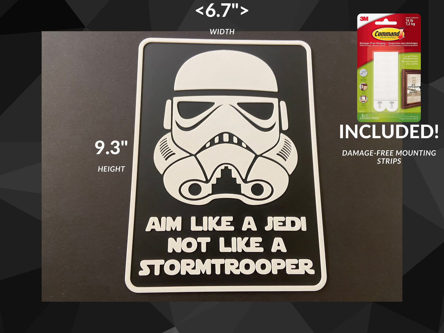 Aim like a Jedi - Star Wars Bathroom Sign