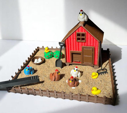 Chicken Coop Zen Garden Kit