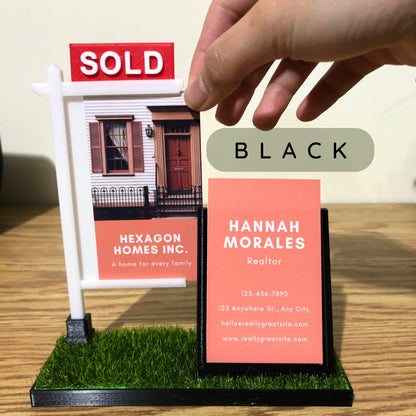 Vertical Realtor Business Card Holder