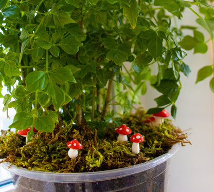 Red Mushroom Plant Stake