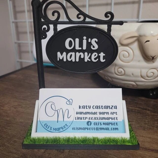 Custom Retro Styles Business Card Holder