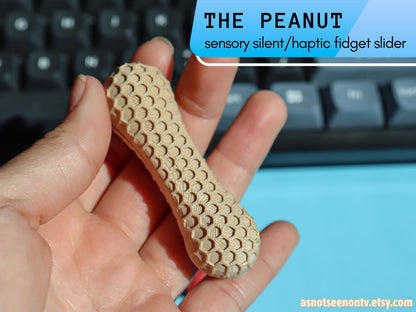 THE PEANUT - Silent Discreet Fidget Slider