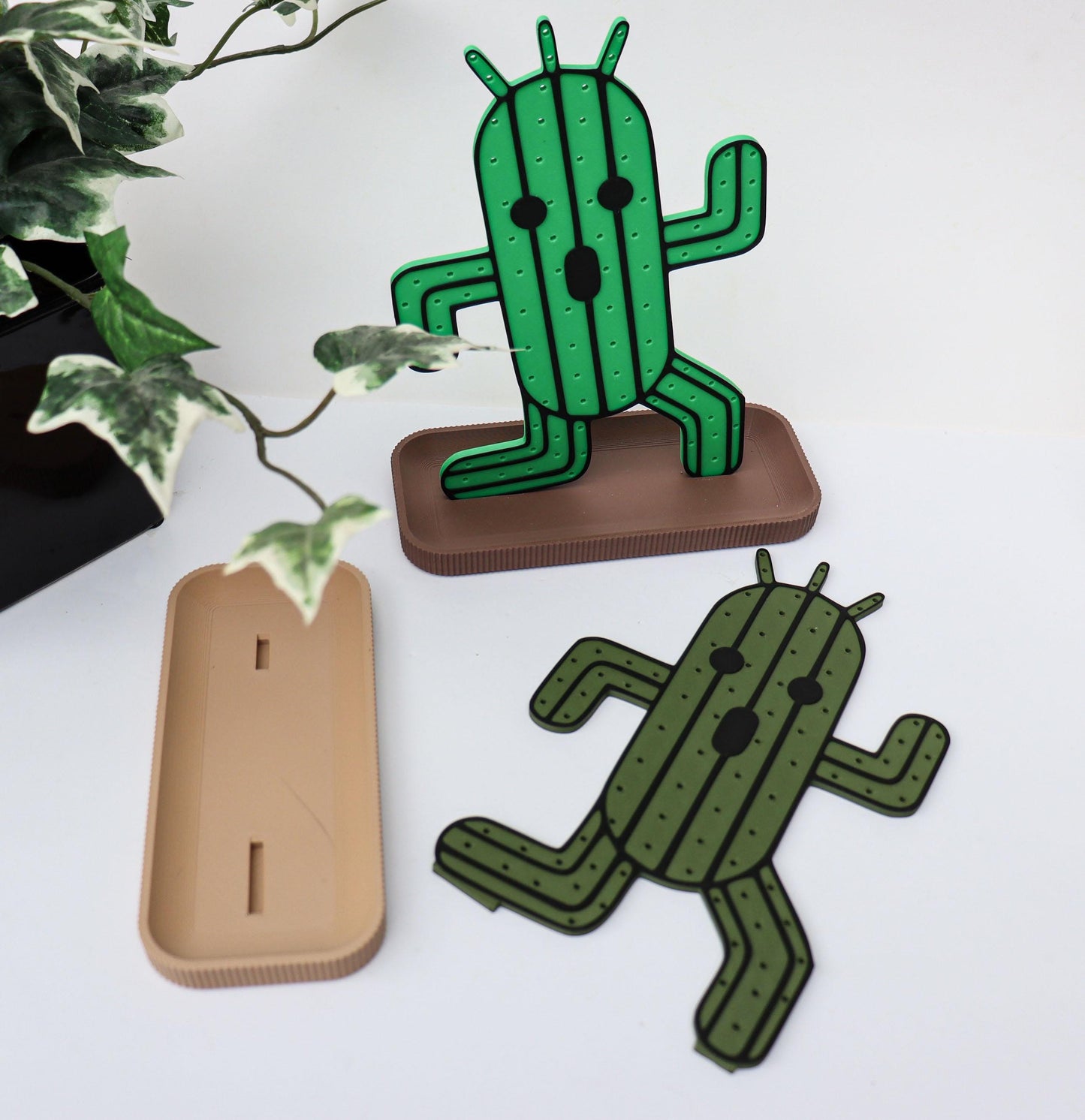 Cactus Earrings and Pin Stand