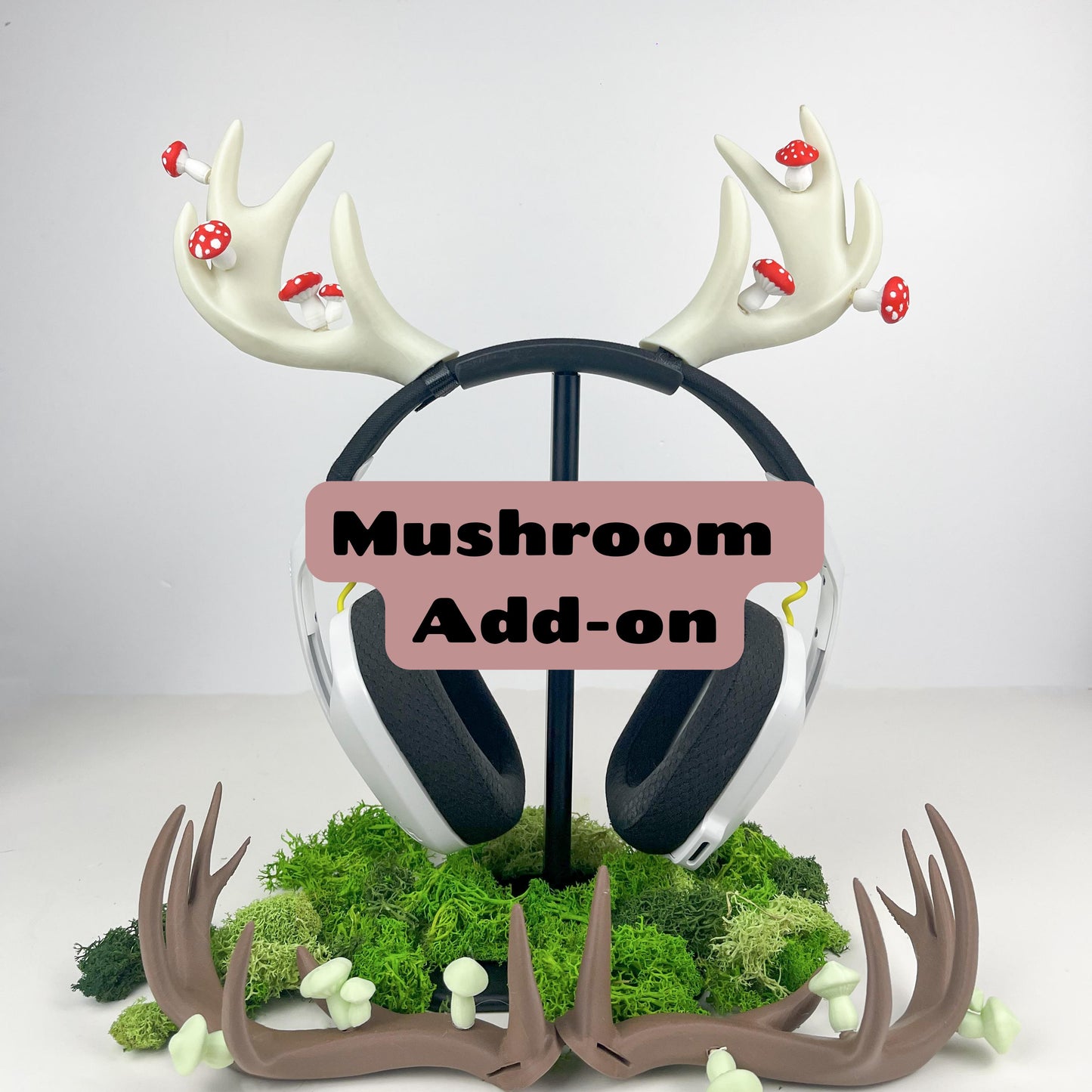 Mushroom Add-on for Headphone Attachments or Cosplay Horns
