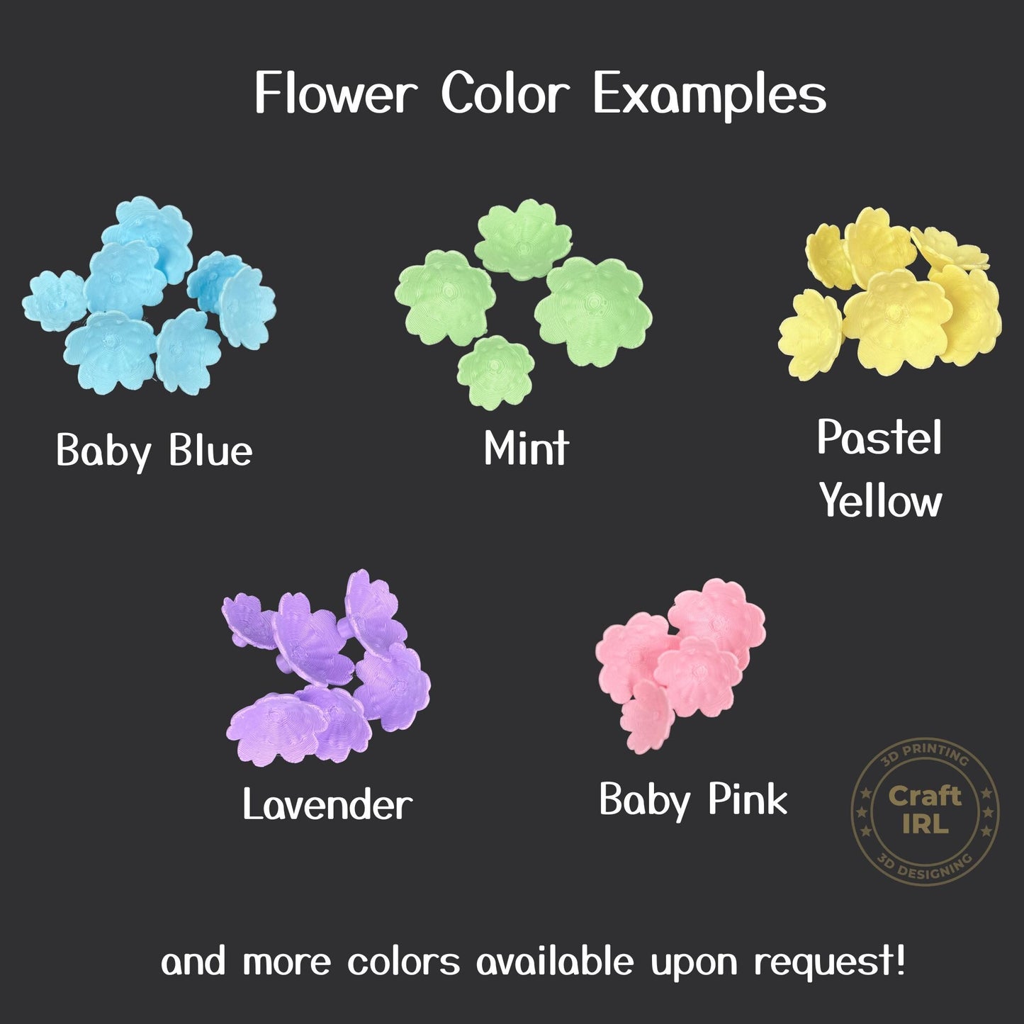 Flower Add-on for Headphone Attachments