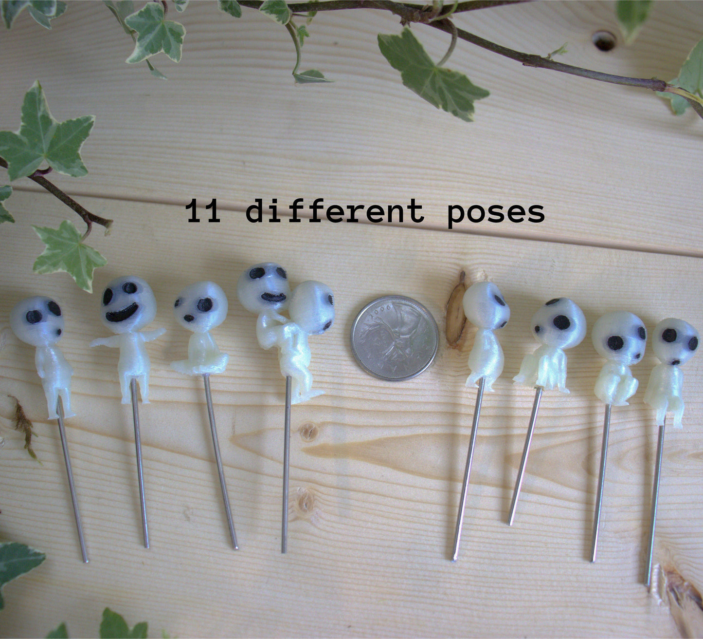 Tree Spirits Glow in the Dark Plant Stakes