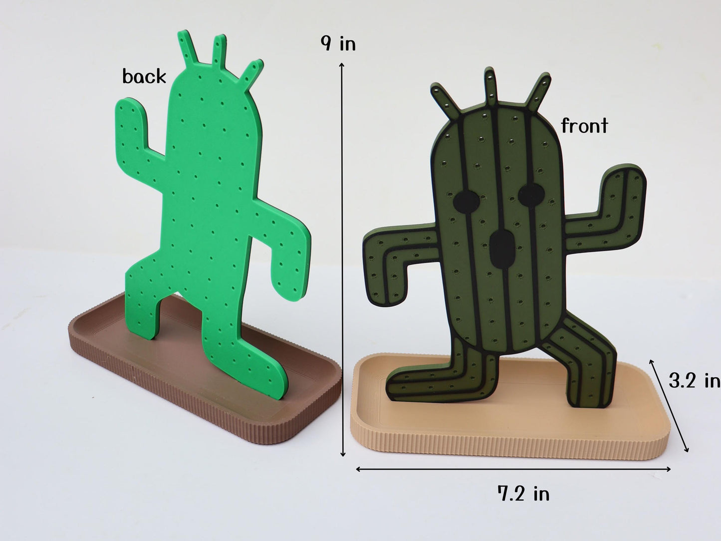 Cactus Earrings and Pin Stand