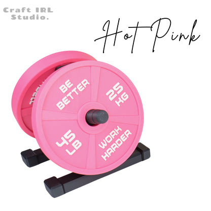 Gym Coaster Set Weight Plate with Rack