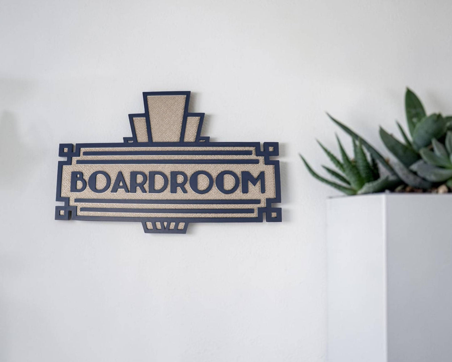 Custom Art Deco Sign | Retro Ambiance | Art Deco | Home Theater | Bathroom | Office Sign | Business Sign