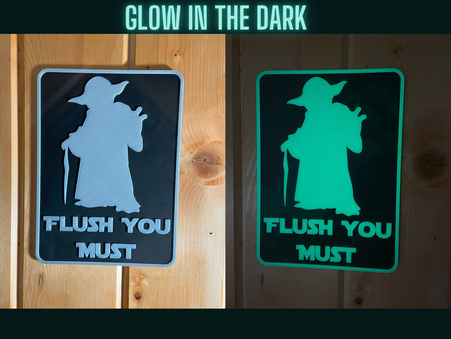 Flush You Must Bathroom Sign