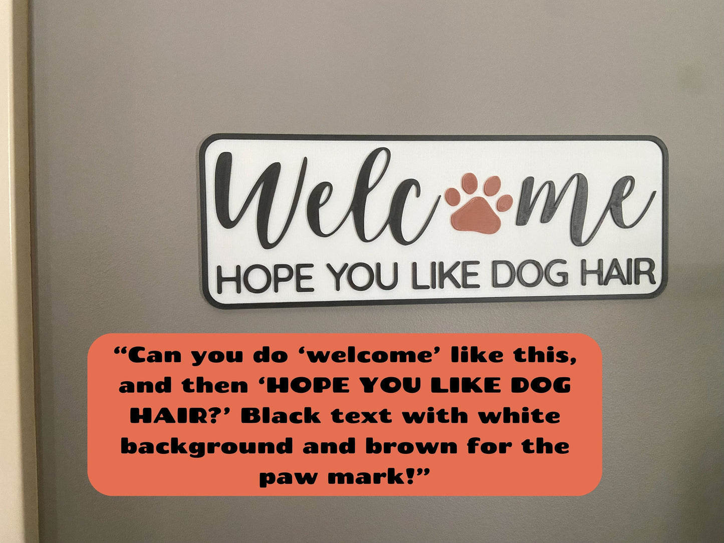 Custom 3D Sign with 100+ colors - Logos - Pictures - 100+ Fonts