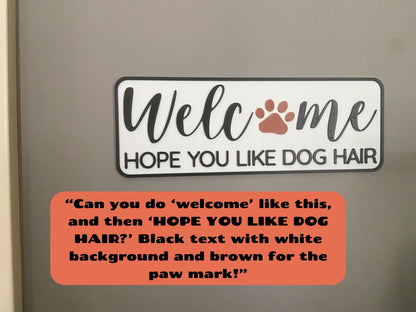Custom 3D Sign with 100+ colors - Logos - Pictures - 100+ Fonts
