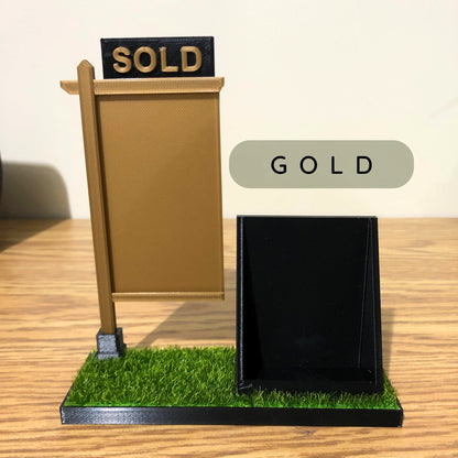 Vertical Realtor Business Card Holder