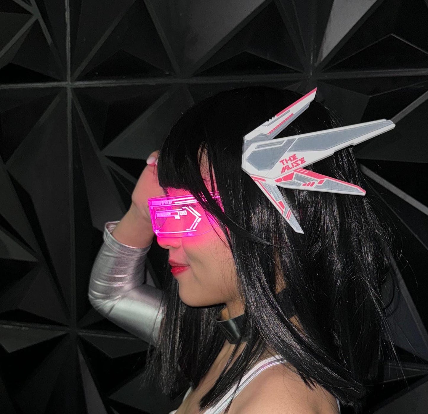 Futuristic Mecha Headphone Attachment