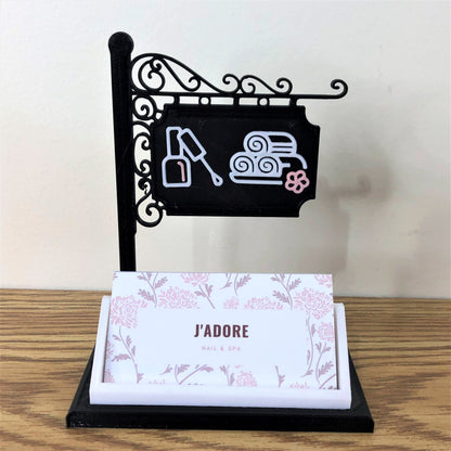 Nail and Spa Business Card Holder