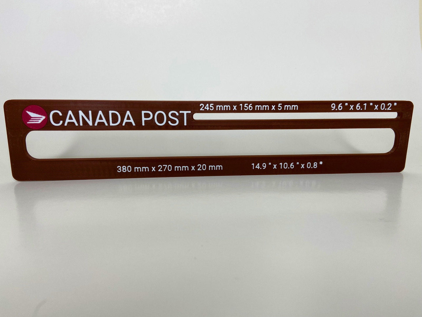 Canada Post Envelope Measurement Guide - Actual Size Slot of Doom