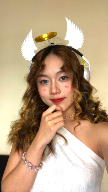 Angel Wings and Halo Headphone Attachment