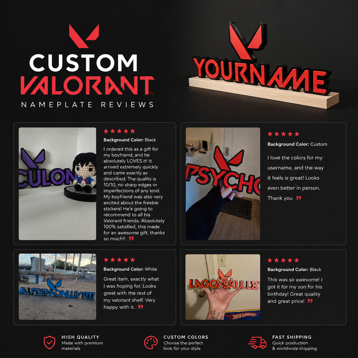 Custom Valorant Nameplate